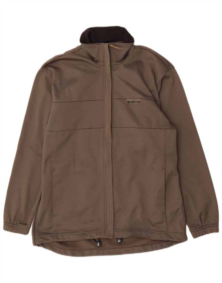 ASICS Veste de survêtement coupe ample pour femme UK 14 Kaki moyen