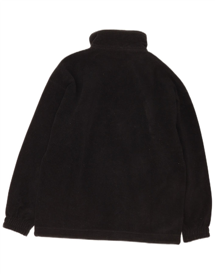 Fila Pull polaire à col zippé pour homme IT 46 Small Noir