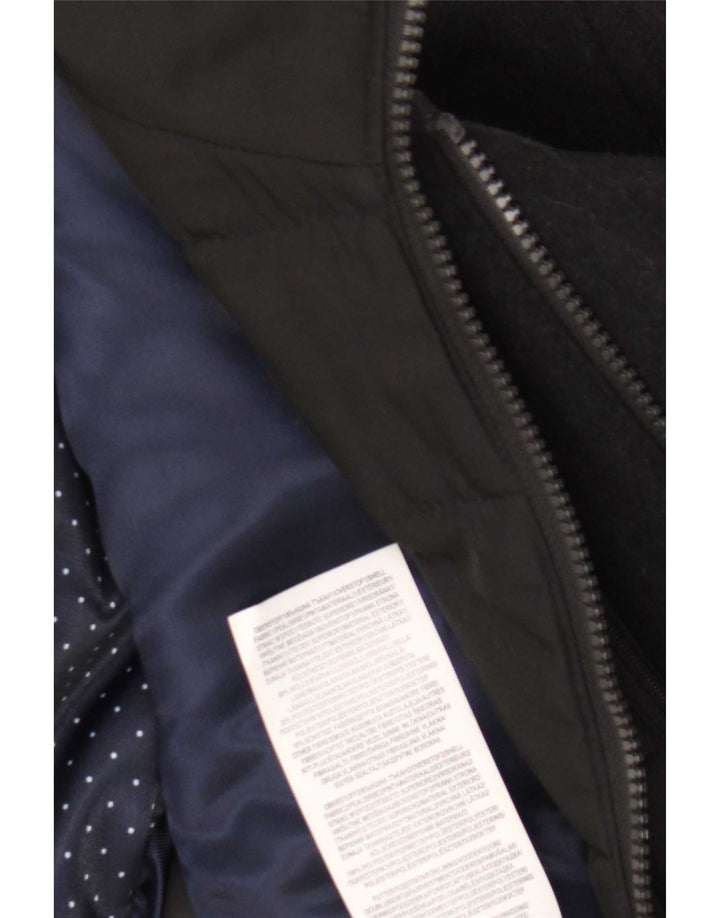 Pierre Cardin Manteau Coupe-Vent Homme IT 50 Large Laine Bleu Marine