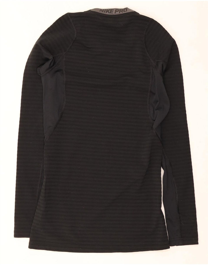 Nike Haut Dri Fit à manches longues pour homme Taille S Noir Polyester