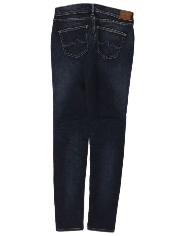 PEPE Jeans Femme Slim Regular Skinny W27 L30 Bleu Marine Coton
