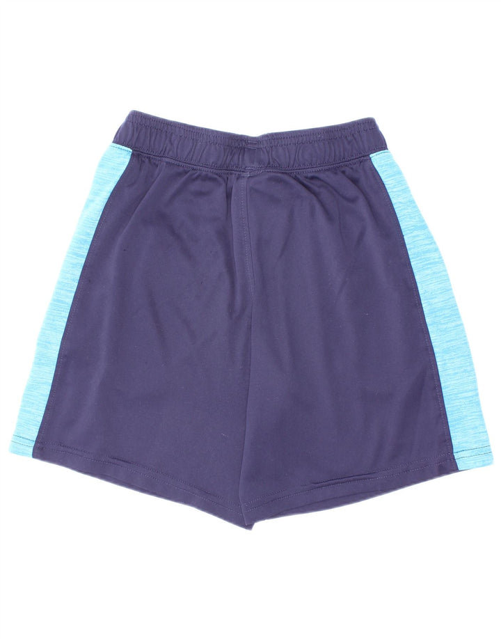 Under Armour Short de Sport Garçon 5-6 Ans Bleu Marine Colorblock Polyester