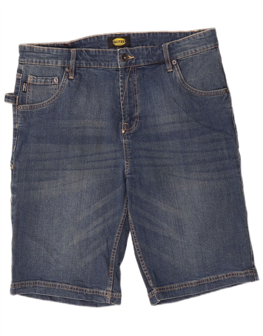 DIADORA Short Cargo en Jean W33 Homme Bleu Moyen en Coton