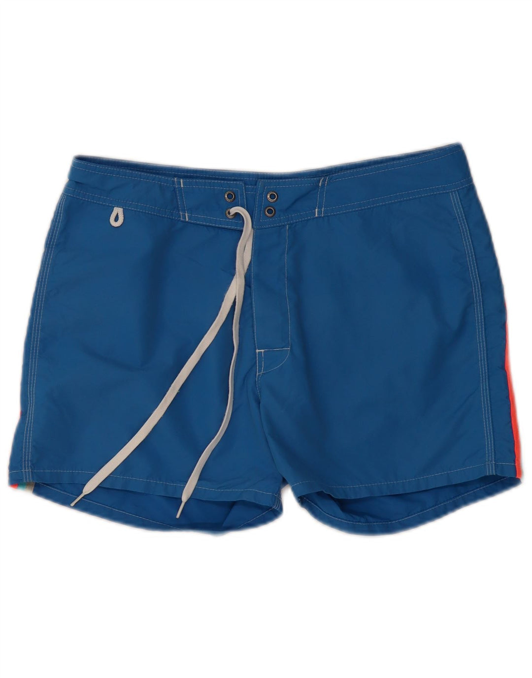 SUNDEK Short de Bain Graphique Homme Nylon Rayé Bleu Moyen