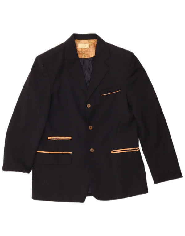ALVIERO MARTINI Veste Blazer 3 Boutons Garçon 13-14 Ans XL Bleu Marine