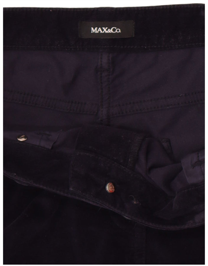 Max & Co. Pantalon Slim Casual Femme W32 L29 Bleu Marine