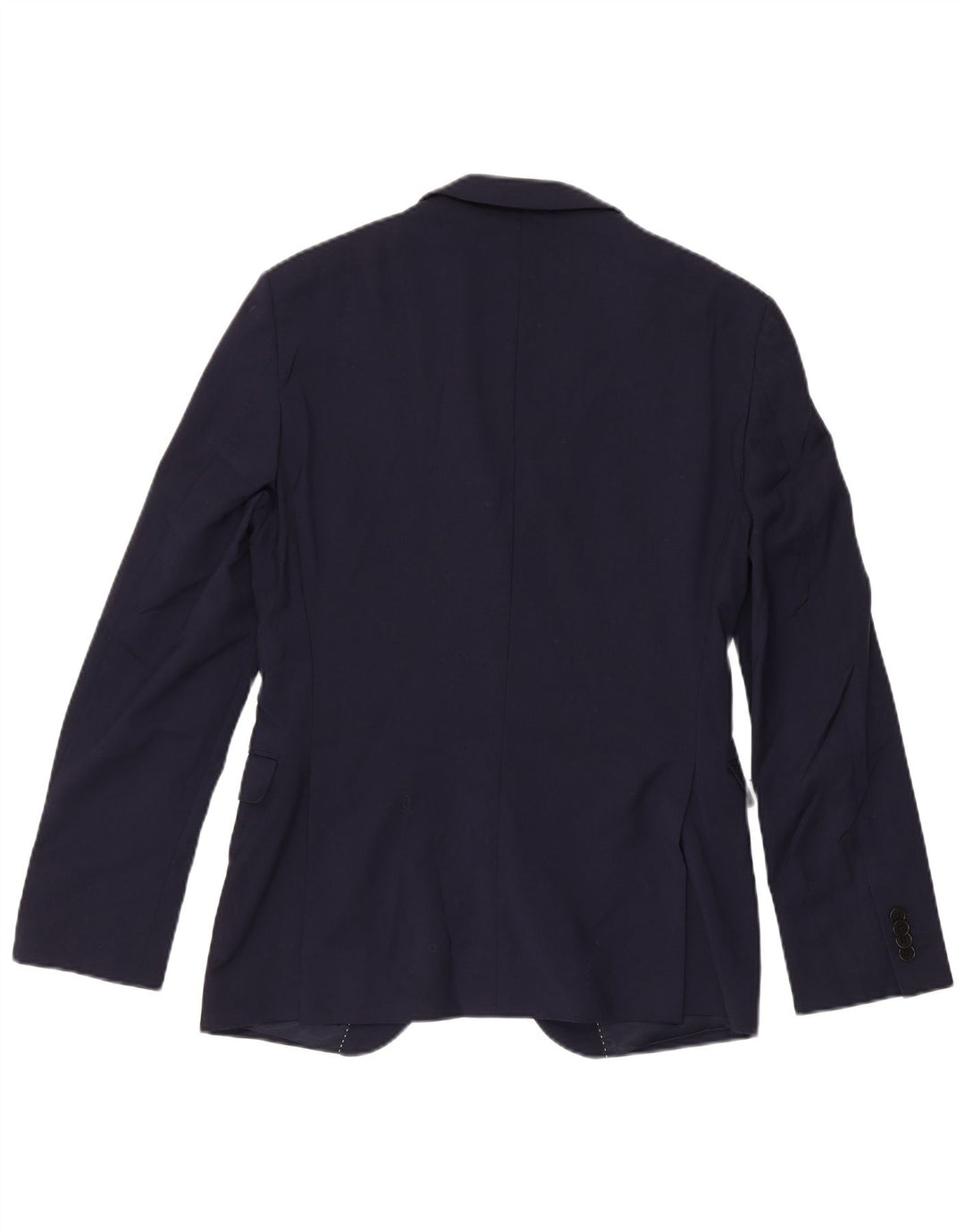 Dkny Veste Blazer Slim Fit 2 Boutons pour Homme UK 38 Laine Bleu Marine Moyen