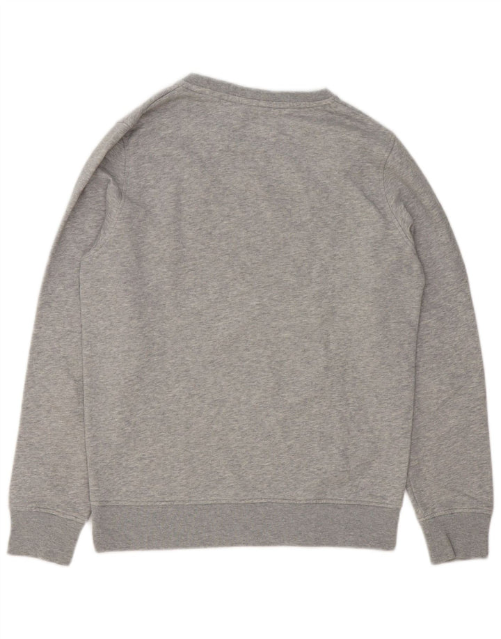 Gant Homme Graphic Sweatshirt Jumper Petit Gris Moucheté Coton