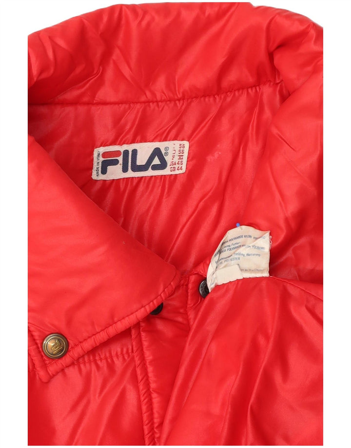 Fila Veste coupe-vent homme IT 56 XL Rouge Polyester
