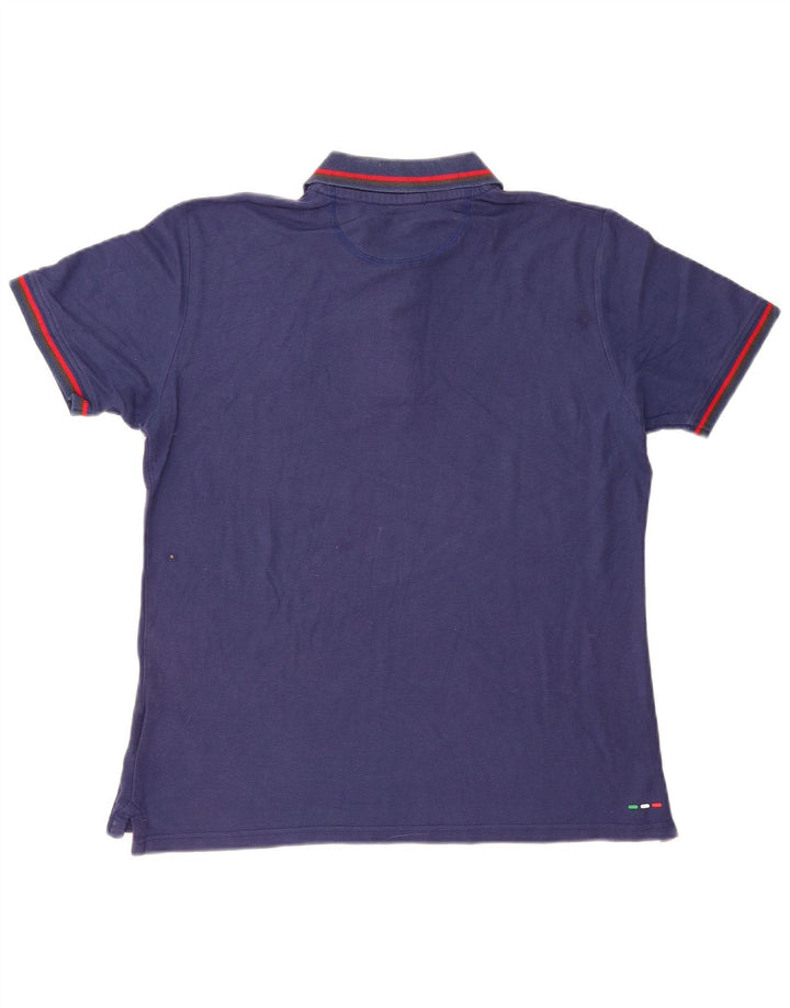Fila Polo Homme Grand Bleu Marine Coton