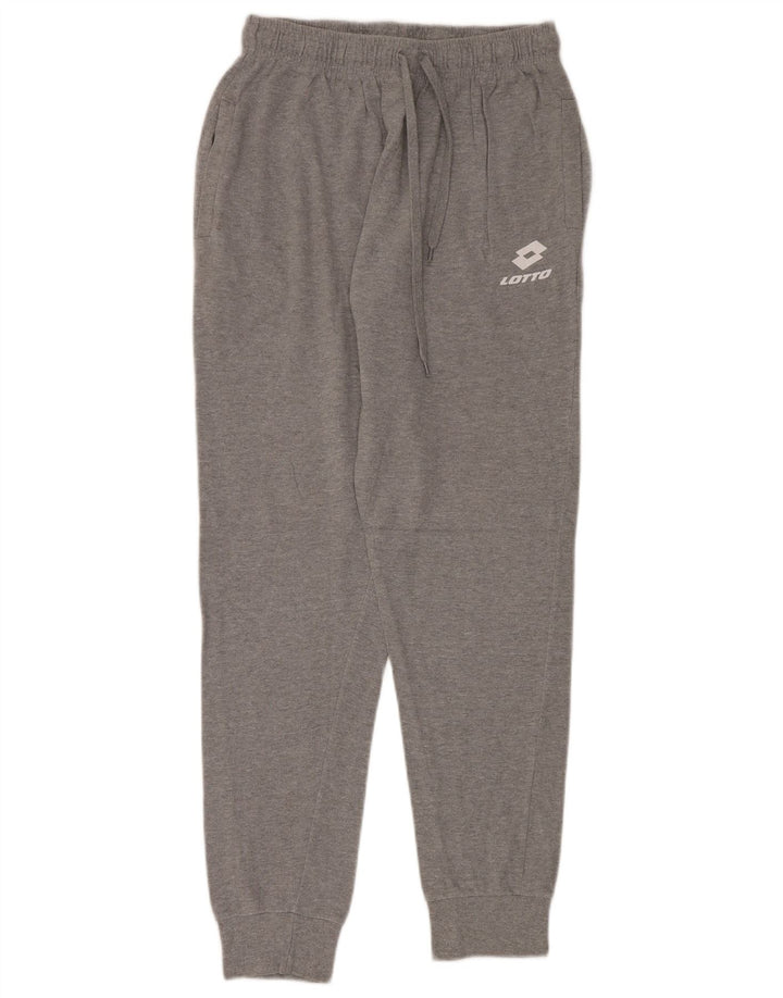 Lotto Pantalon de Survêtement Homme Joggers Large Gris Coton