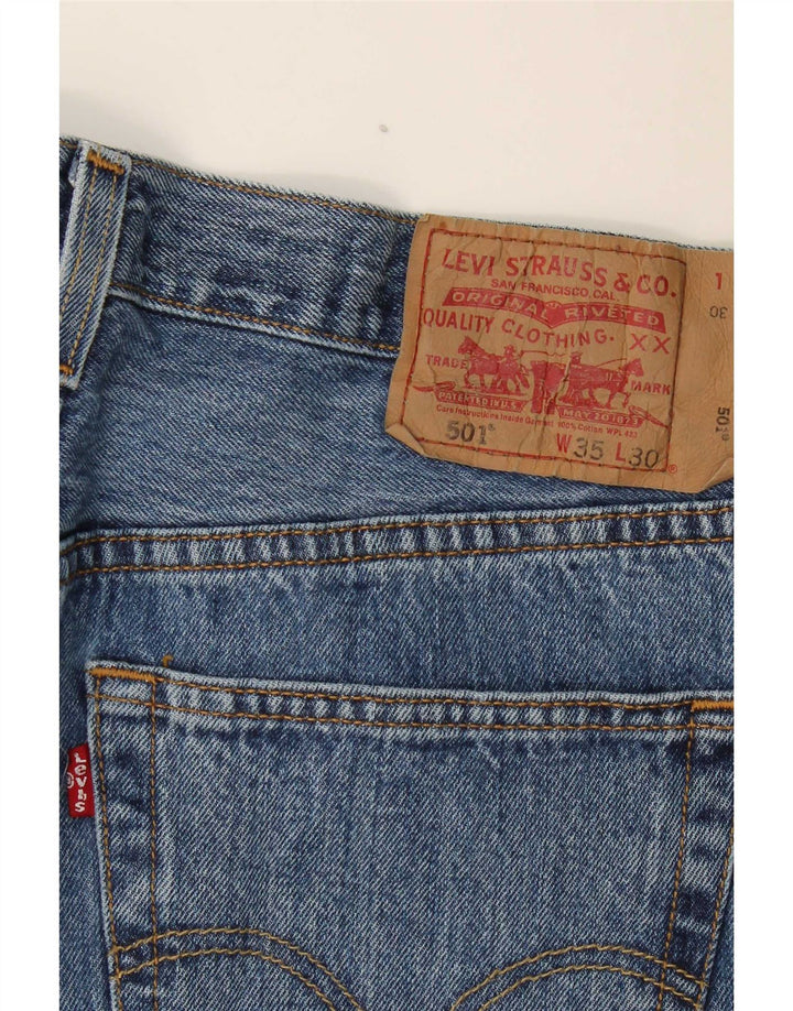 Levi's Jean Droit 501 Homme Bleu W35 L30 Coton