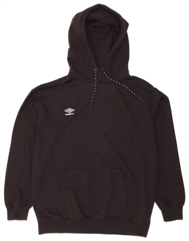 Umbro Pull à Capuche Homme Noir Moyen Coton
