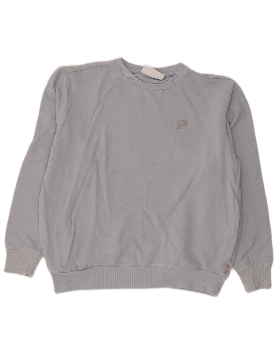 Fila Sweat-shirt pour femme UK 16 Large Bleu Coton