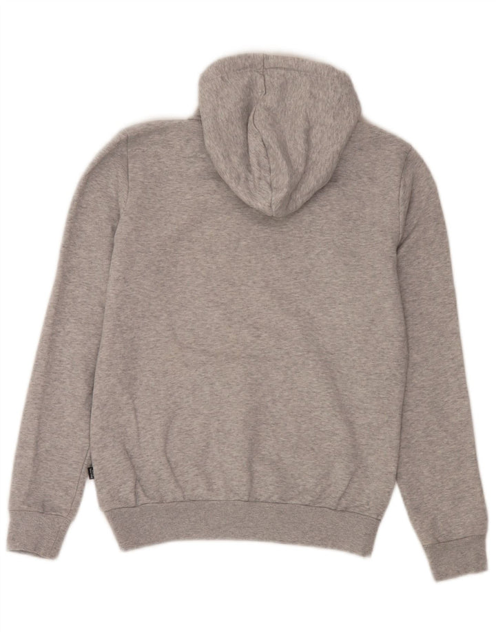 Puma Pull à capuche graphique homme petit gris coton