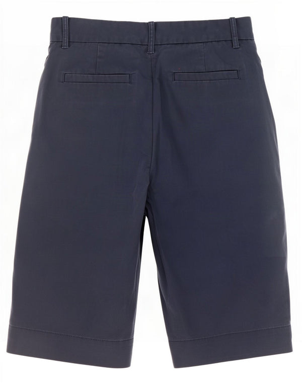 Marks & Spencer Short Chino Femme UK 10 Small W28 Bleu Marine Coton