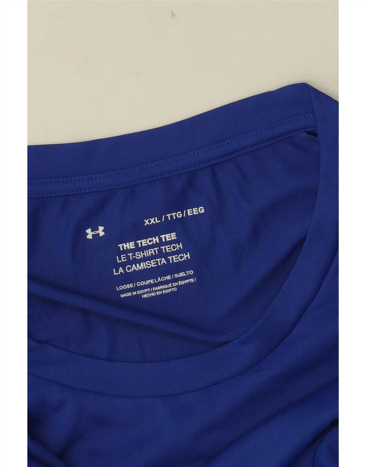 Under Armour T-Shirt Homme Haut 2XL Bleu