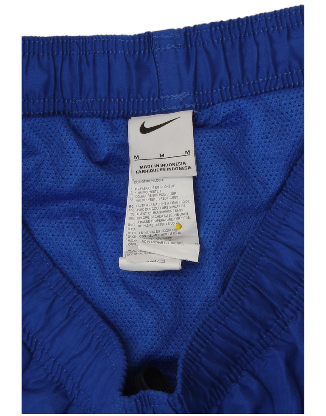 Short de sport Nike pour homme en polyester bleu moyen