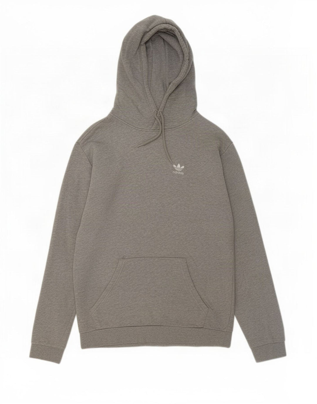 Adidas Pull à capuche pour homme en coton gris moyen
