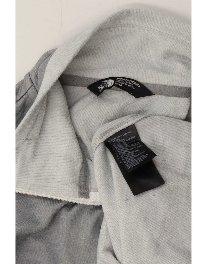 The North Face Haut de survêtement à col zippé pour femme UK 14 Gris moyen