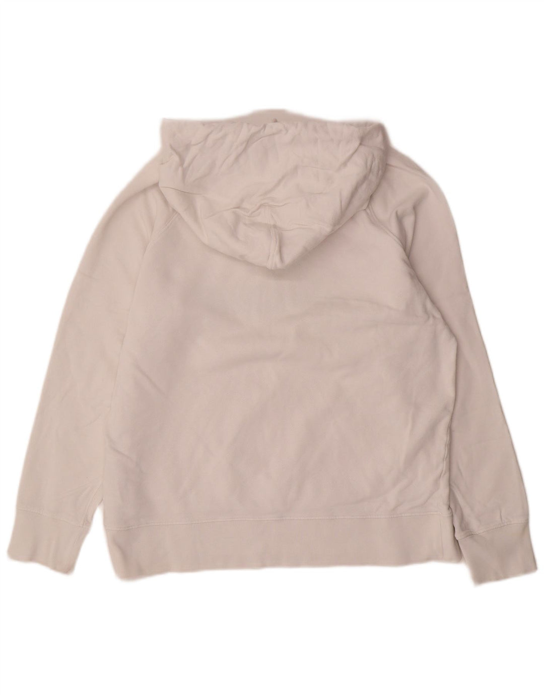 LEVI'S Pull à capuche graphique surdimensionné pour femme UK 10 Petit coton blanc