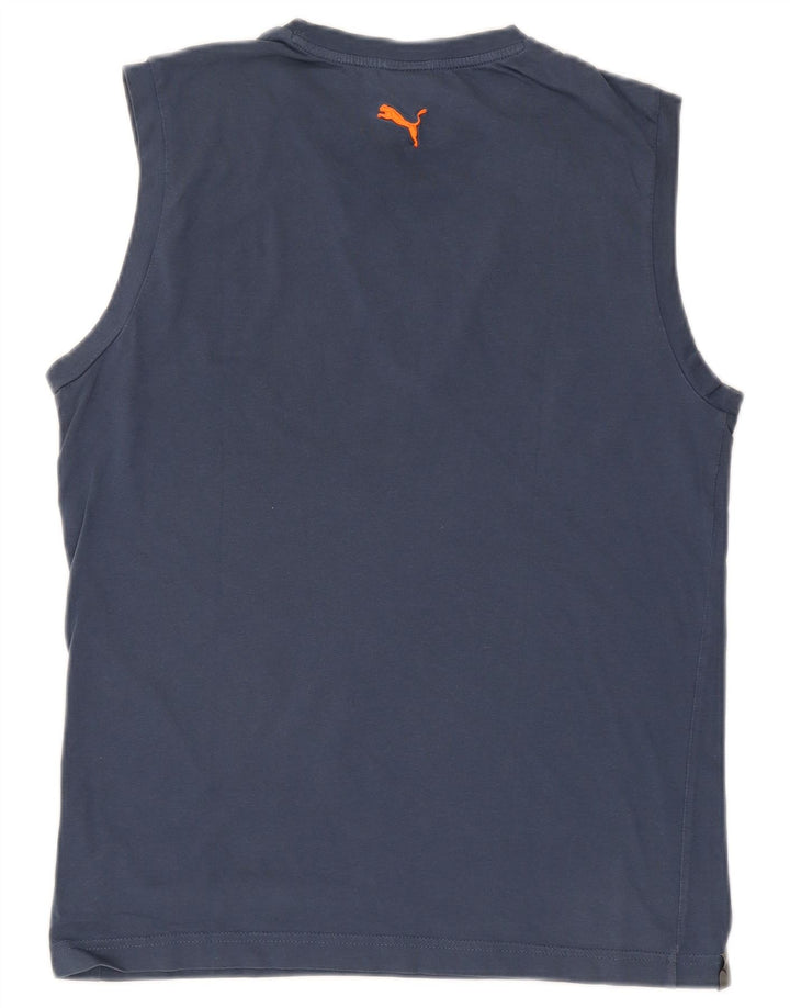 Puma Débardeur Graphic Homme Bleu Marine Taille L