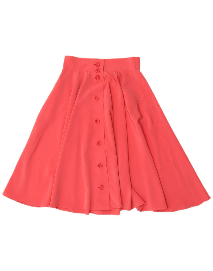 Antonio Baldan Jupe évasée Femme IT 42 Medium W26 Rose Polyester