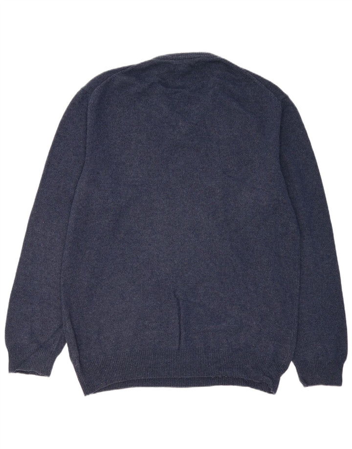 MARLBORO CLASSICS Pull col V Homme 3XL Bleu Marine Coton