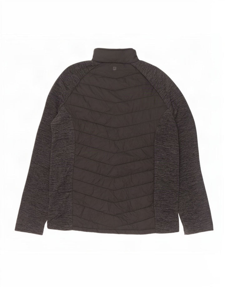 Mountain Warehouse Veste rembourrée pour femme UK 16 Large Noir Moucheté Polyamide