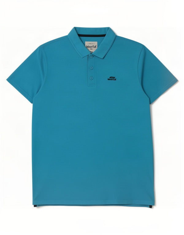 Weird Fish Polo Homme Grand Bleu Coton