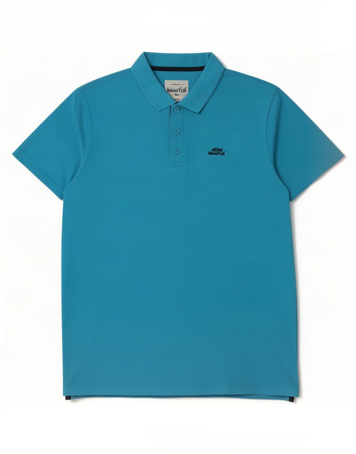 Weird Fish Polo Homme Grand Bleu Coton