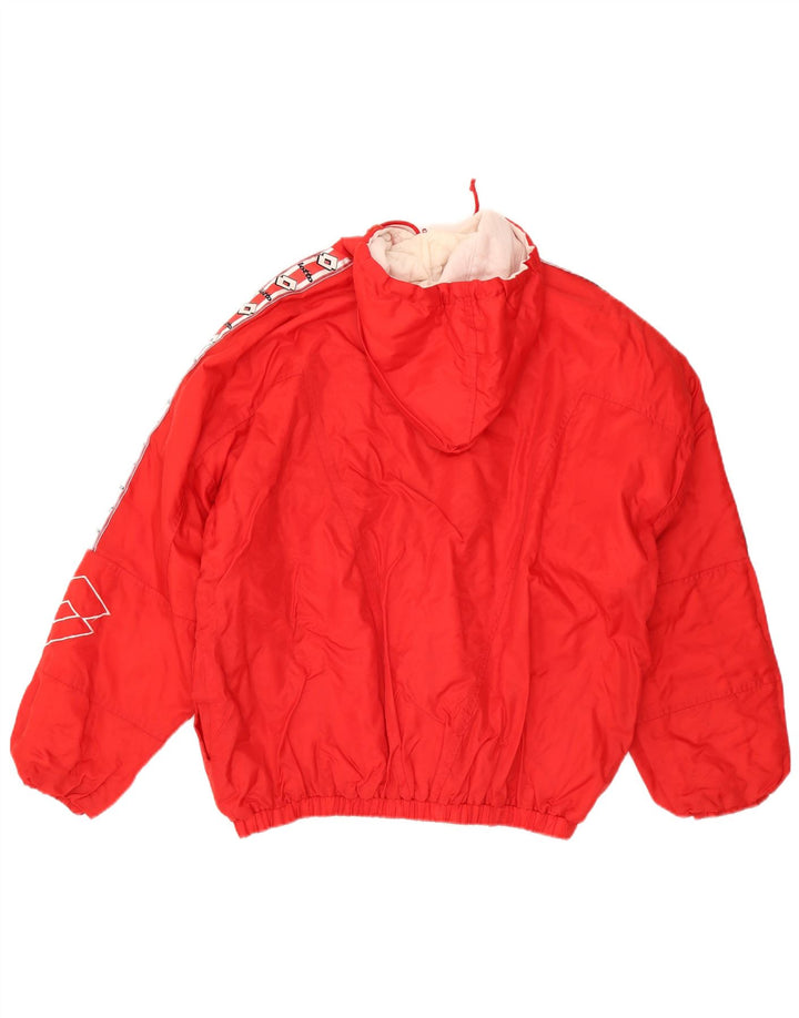 Lotto Veste coupe-vent graphique pour homme UK 40 Large Rouge Nylon