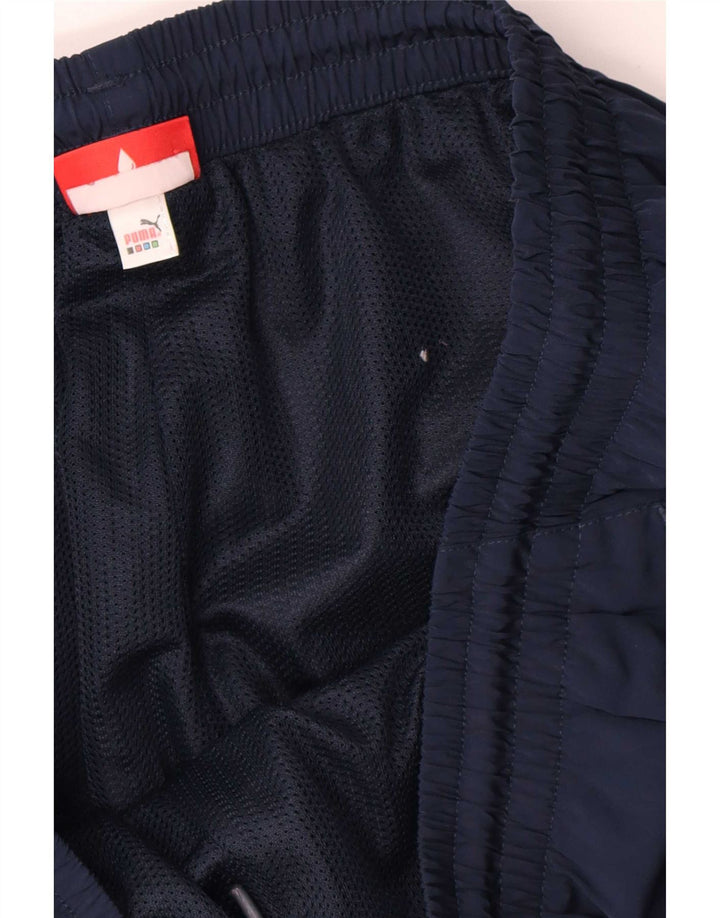 Puma Pantalon de survêtement pour homme Large Bleu marine Polyester