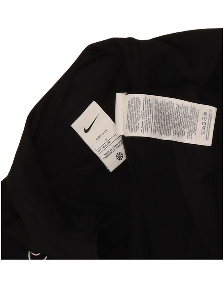 Nike Haut de survêtement Dri Fit pour garçon 12-13 ans Noir Taille L