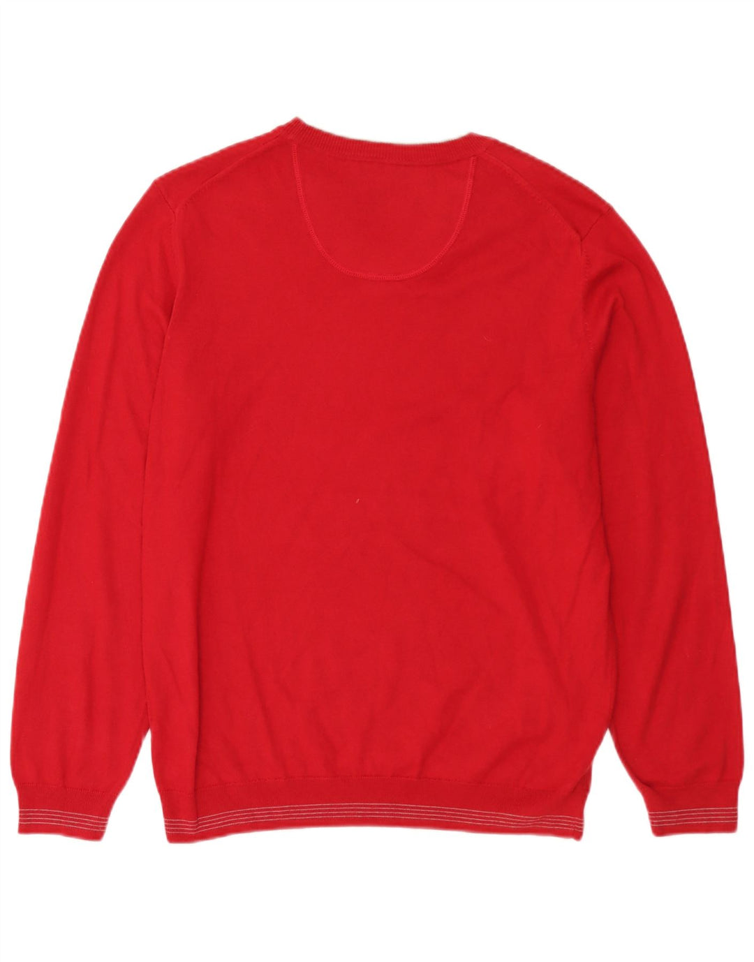 Hugo Boss Homme Pull col V Large Rouge Polyacrylique