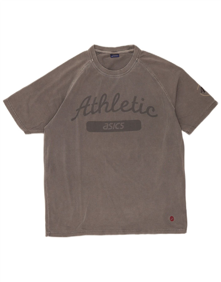 Asics T-Shirt Graphique Homme XL Gris