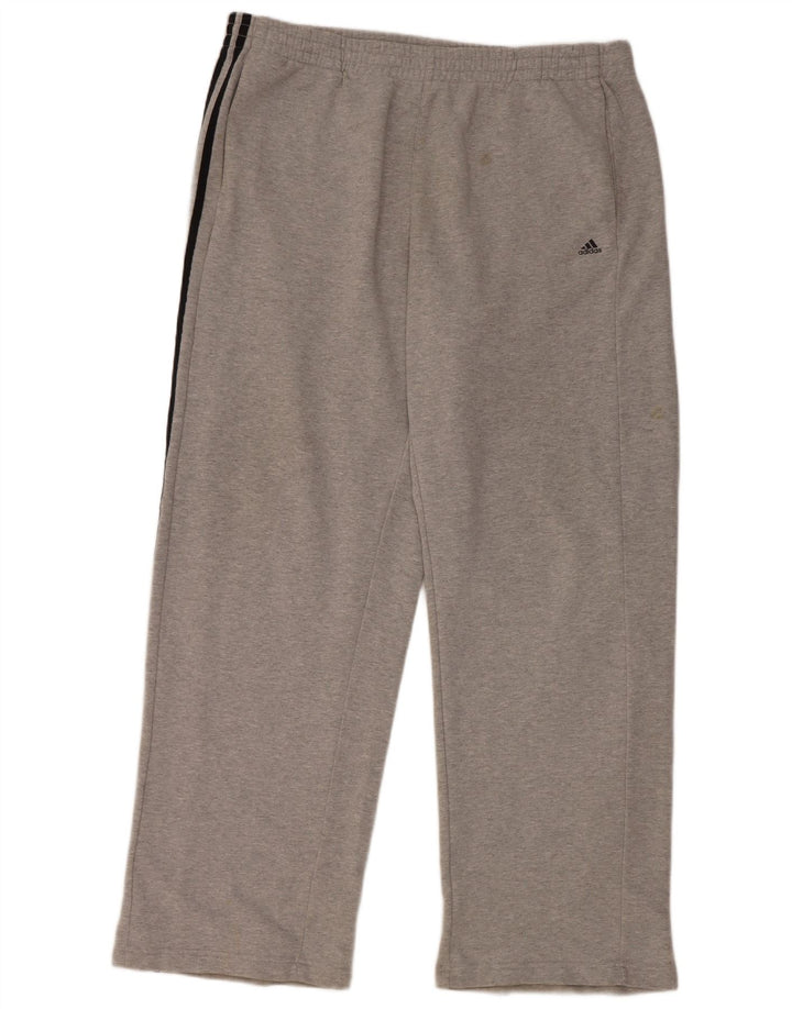 Adidas Pantalon de survêtement pour homme 2XL Gris Coton