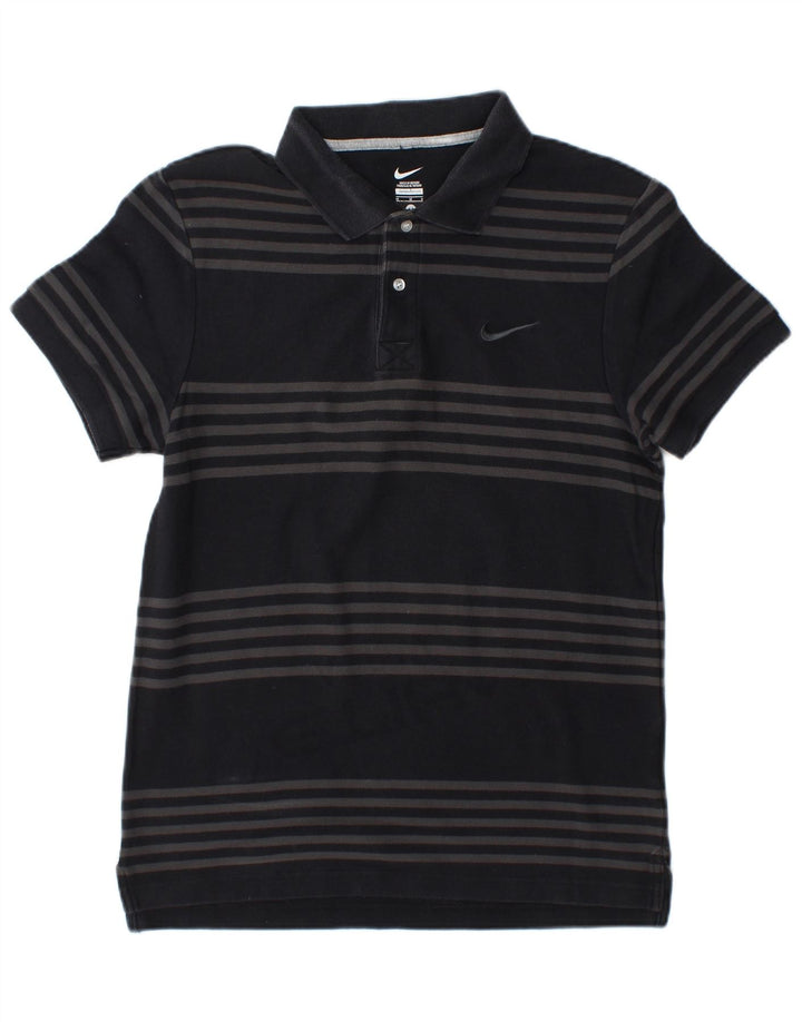 Polo Nike Homme Rayé Noir Moyen