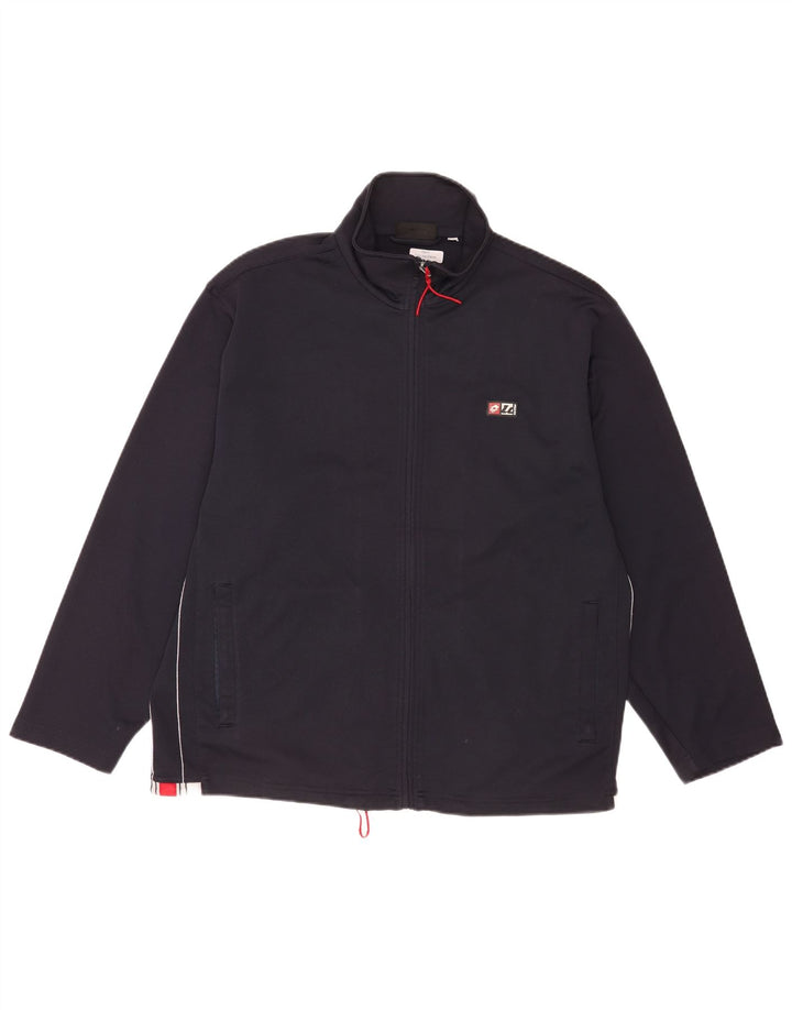 Lotto Veste de survêtement coupe classique pour homme, taille L, noir