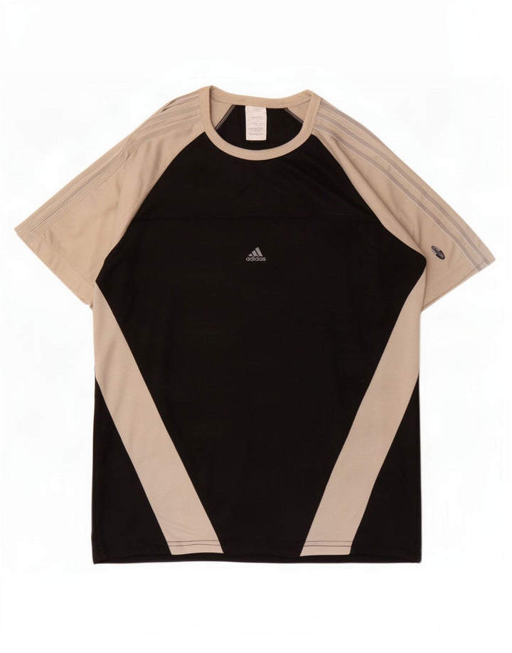 Adidas T-Shirt Climacool Homme Noir Moyen Colorblock