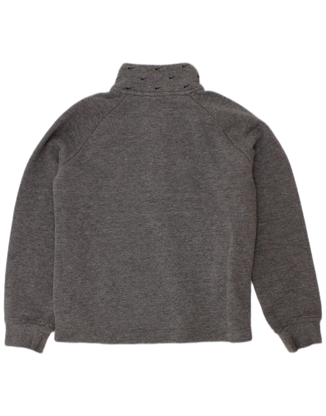 Nike Garçon Graphic Zip Neck Sweatshirt Jumper 5-6 ans Gris Moyen Coton