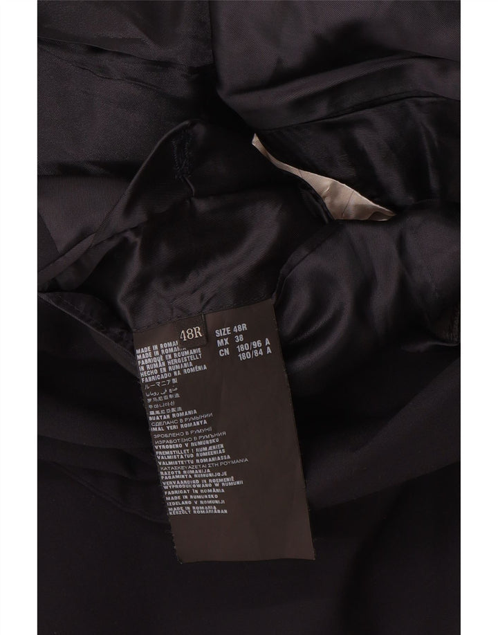 Prada Veste Blazer 2 Boutons Homme IT 48 Laine Bleu Marine Moyen