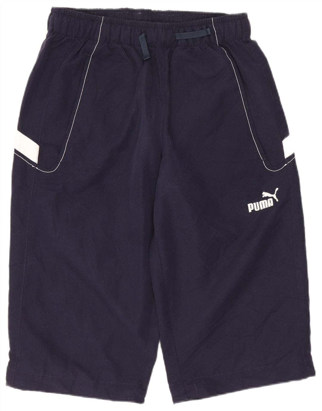 PUMA Short Graphic Sport Homme Bleu Marine Colorblock XS