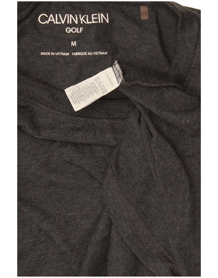 Calvin Klein T-Shirt Homme Gris Moyen Polyester