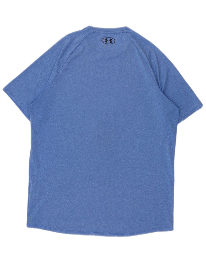 Under Armour T-Shirt Homme Bleu Moyen Moucheté Polyester