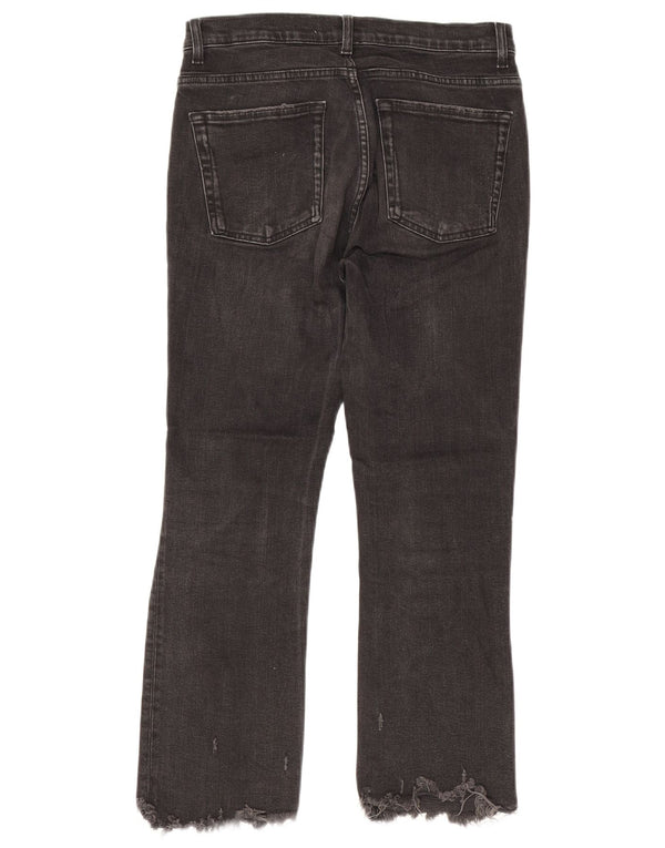 Zara Jean Bootcut Femme EU 36 XS W26 L25 Noir