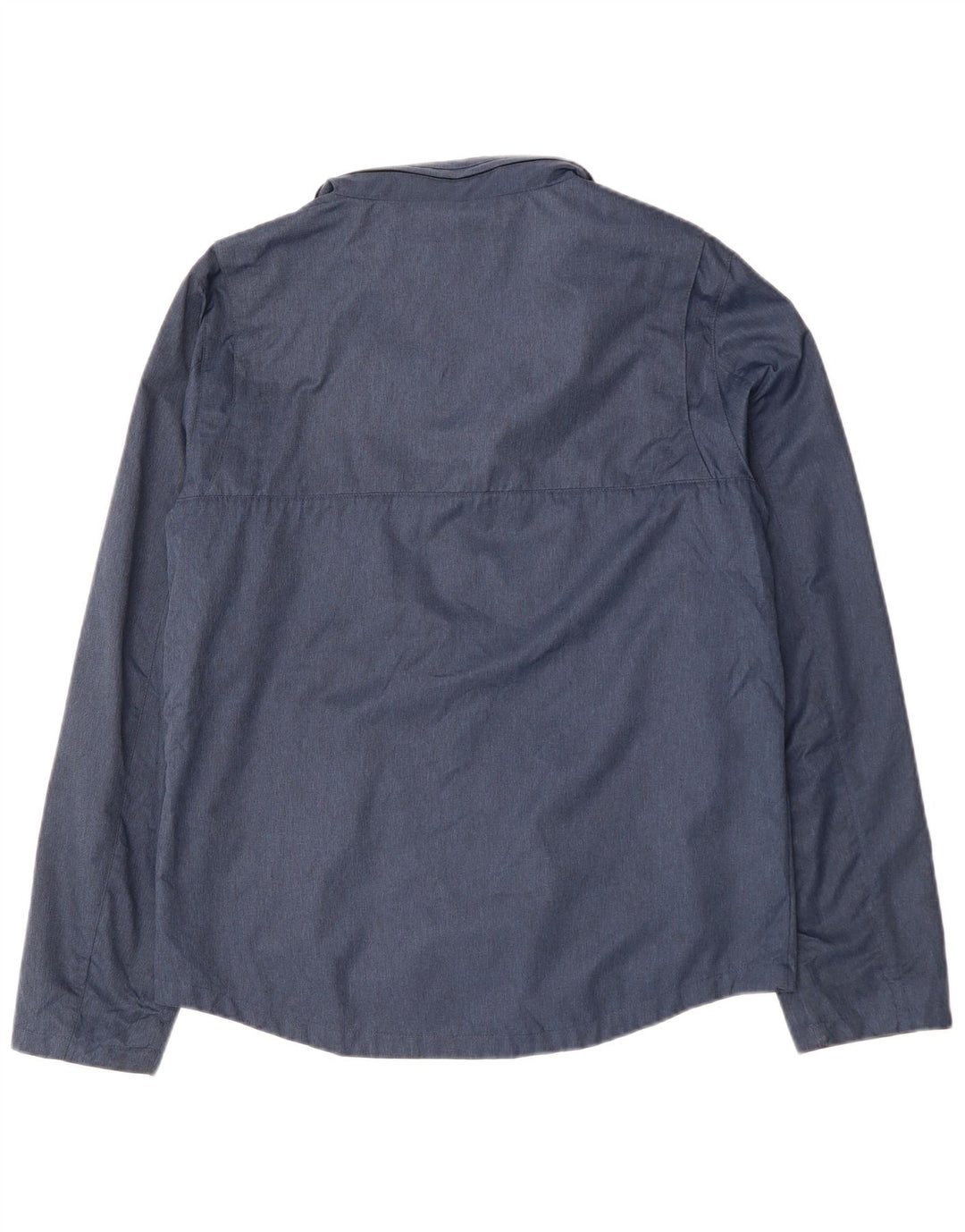 JACK WILLS Veste coupe-vent à capuche pour homme UK 40 Large Bleu Marine Polyamide