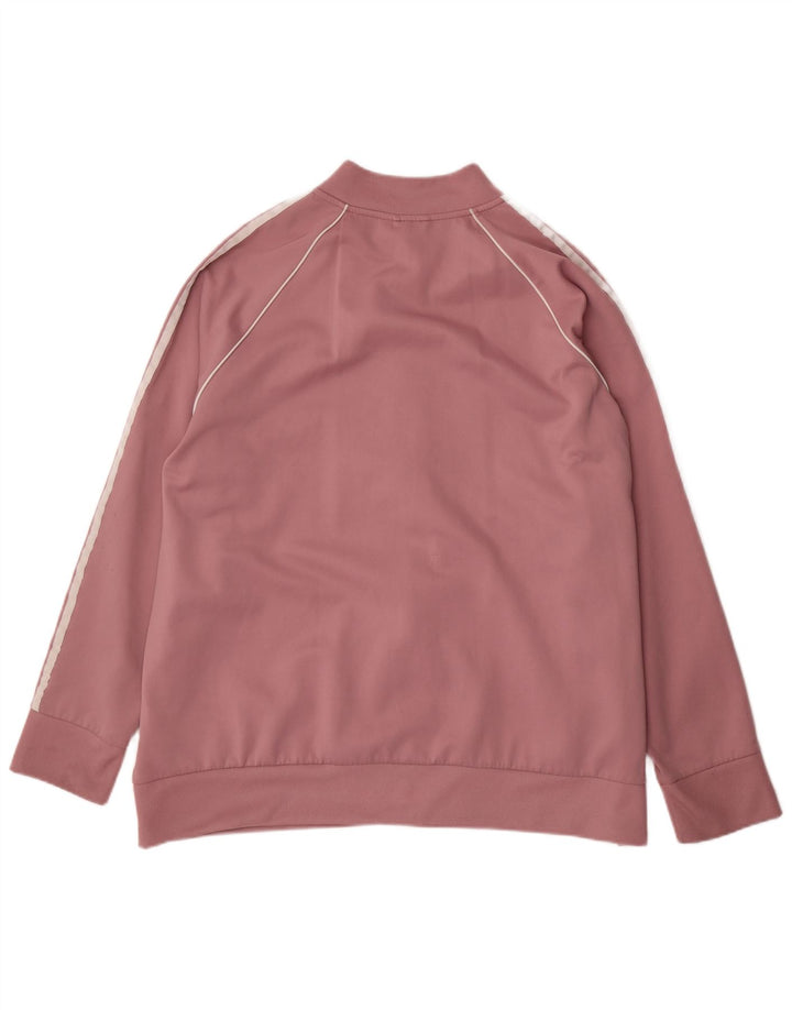ADIDAS Veste de survêtement surdimensionnée pour femmes UK 32/34 4XL Coton rose