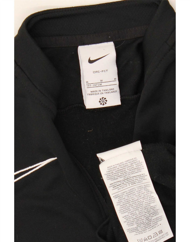 Haut de survêtement Nike Dri Fit pour garçon 10-11 ans, noir moyen