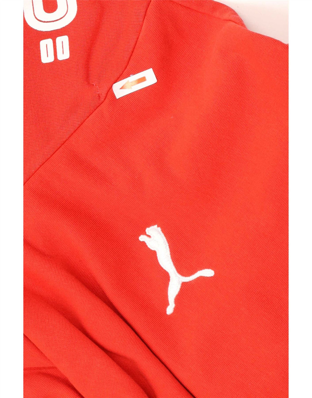 Puma Pull à Capuche Graphique Homme Rouge Moyen